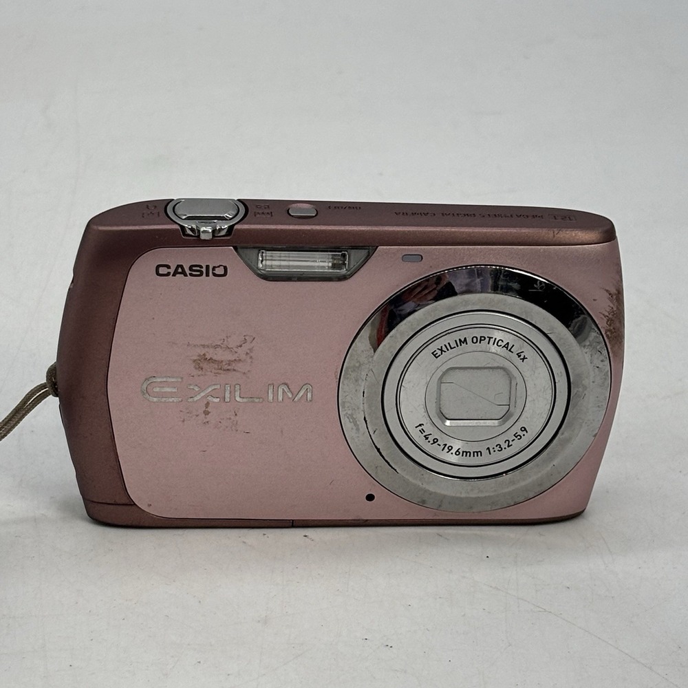 Casio Exilim EX-S8 12.1MP Digital Camera PINK Untested Dead Battery